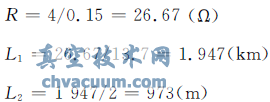 允許電纜長(zhǎng)度的計(jì)算