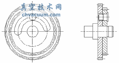 輸出動輪與輸出齒輪配合結構
