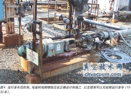 大型泵的安裝--堅實的地基和地腳螺栓