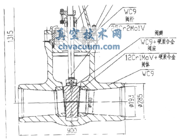 電動主汽門結構圖