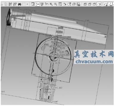導桿機構的CAD 模型